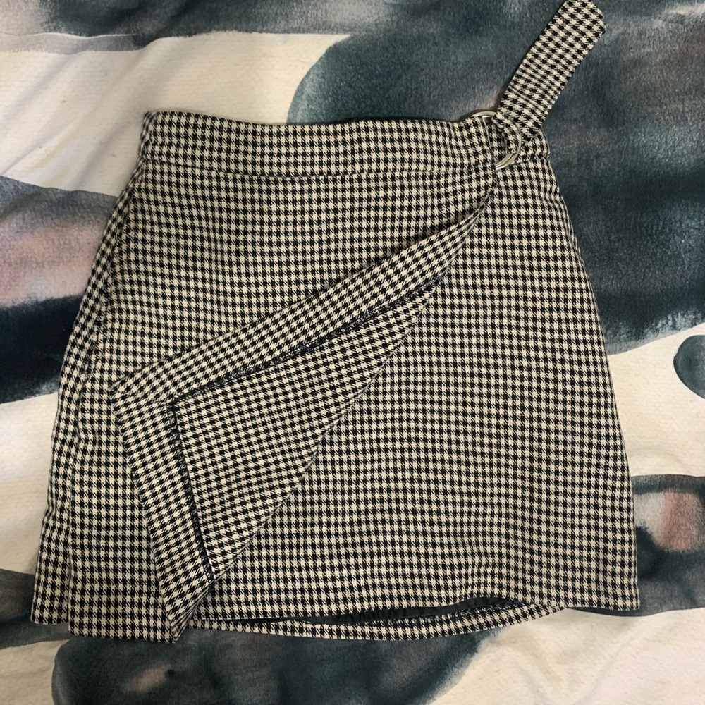 Gingham Mini Skirt/Wrap skirt